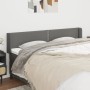 Kopfteil aus dunkelgrauem Stoff, 183 x 16 x 78/88 cm von , Kopf- und Fußteile - Ref: Foro24-3118643, Preis: 58,70 €, Rabatt: %
