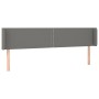 Kopfteil aus dunkelgrauem Stoff, 183 x 16 x 78/88 cm von , Kopf- und Fußteile - Ref: Foro24-3118643, Preis: 58,70 €, Rabatt: %