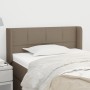 Taupe gray fabric headboard 83x16x78/88 cm by , Headboards and footboards - Ref: Foro24-3118746, Price: 44,42 €, Discount: %