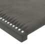 Kopfteil mit dunkelgrauen Samtohren 83x16x118/128 cm von , Kopf- und Fußteile - Ref: Foro24-3119471, Preis: 67,35 €, Rabatt: %