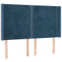Kopfteil mit dunkelblauen Samtohren 147x16x118/128 cm von , Kopf- und Fußteile - Ref: Foro24-3119492, Preis: 110,75 €, Rabatt: %
