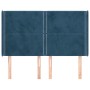 Kopfteil mit dunkelblauen Samtohren 147x16x118/128 cm von , Kopf- und Fußteile - Ref: Foro24-3119492, Preis: 110,75 €, Rabatt: %