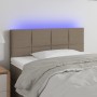 Kopfteil mit LED aus taupegrauem Stoff 80x5x78/88 cm von , Kopf- und Fußteile - Ref: Foro24-3121590, Preis: 39,30 €, Rabatt: %