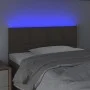 Headboard with LED in taupe gray fabric 80x5x78/88 cm by , Headboards and footboards - Ref: Foro24-3121590, Price: 42,05 €, D...