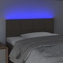 Kopfteil mit LED aus taupegrauem Stoff 80x5x78/88 cm von , Kopf- und Fußteile - Ref: Foro24-3121590, Preis: 39,30 €, Rabatt: %