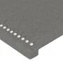 Dunkelgraues Stoffkopfteil mit LED 163x16x118/128 cm von , Kopf- und Fußteile - Ref: Foro24-3123915, Preis: 113,62 €, Rabatt: %