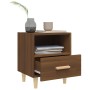 Nachttische 2 Einheiten, braune Eiche, 40 x 35 x 47 cm von vidaXL, Nachttische - Ref: Foro24-817302, Preis: 69,82 €, Rabatt: %
