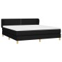 Box spring bed with black fabric mattress 180x200 cm by , Beds and slatted bases - Ref: Foro24-3126743, Price: 551,09 €, Disc...