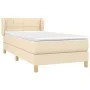 Box spring bed with cream fabric mattress 80x200 cm by , Beds and slatted bases - Ref: Foro24-3126762, Price: 299,25 €, Disco...