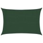 Toldo de vela verde oscuro HDPE 160 g/m² 3x4,5 m