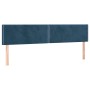 Boxspringbett mit dunkelblauer Samtmatratze 160x200 cm von , Betten und Lattenroste - Ref: Foro24-3127443, Preis: 496,35 €, R...