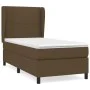 Box spring bed with dark brown fabric mattress 90x190 cm by , Beds and slatted bases - Ref: Foro24-3127848, Price: 323,14 €, ...