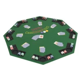 2-fold folding poker surface for 8 players octagonal by vidaXL, Game and poker tables - Ref: Foro24-80209, Price: 88,17 €, Di...