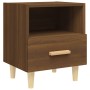Nachttische 2 Einheiten, braune Eiche, 40 x 35 x 47 cm von vidaXL, Nachttische - Ref: Foro24-817302, Preis: 69,82 €, Rabatt: %
