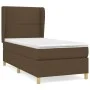 Box spring bed with dark brown fabric mattress 80x200 cm by , Beds and slatted bases - Ref: Foro24-3128400, Price: 321,22 €, ...