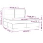 Boxspringbett mit dunkelgrauer Stoffmatratze 160x200 cm von , Betten und Lattenroste - Ref: Foro24-3128454, Preis: 553,36 €, ...