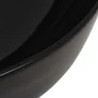 Round black ceramic washbasin 41.5x13.5 cm by vidaXL, Sinks - Ref: Foro24-142732, Price: 63,98 €, Discount: %