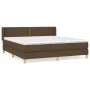 Boxspringbett mit dunkelbrauner Stoffmatratze 160x200 cm von , Betten und Lattenroste - Ref: Foro24-3130204, Preis: 464,01 €,...