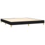 Box spring bed with black fabric mattress 200x200 cm by , Beds and slatted bases - Ref: Foro24-3130219, Price: 579,99 €, Disc...