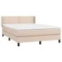 Boxspringbett mit Cappuccino-Kunstledermatratze 140x190cm von , Betten und Lattenroste - Ref: Foro24-3130720, Preis: 434,39 €...