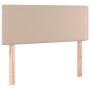Box spring bed with cappuccino synthetic leather mattress 80x200 cm by , Beds and slatted bases - Ref: Foro24-3130690, Price:...