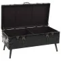 Mesa de centro de MDF y acero 102x51x48 cm de vidaXL, Mesas de centro - Ref: Foro24-245760, Precio: 191,93 €, Descuento: %