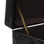 Mesa de centro de MDF y acero 102x51x48 cm de vidaXL, Mesas de centro - Ref: Foro24-245760, Precio: 191,93 €, Descuento: %