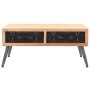 Mesa de centro de madera maciza de abeto 115x55x50 cm de vidaXL, Mesas de centro - Ref: Foro24-245777, Precio: 159,15 €, Desc...