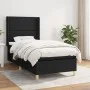 Box spring bed with black fabric mattress 90x200 cm by , Beds and slatted bases - Ref: Foro24-3131883, Price: 311,91 €, Disco...