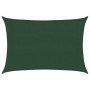Toldo de vela verde oscuro HDPE 160 g/m² 3x5 m
