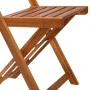 Bistro chairs 2 units solid acacia wood by vidaXL, Garden chairs - Ref: Foro24-44012, Price: 78,67 €, Discount: %