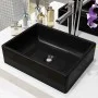 Black rectangular ceramic sink 41x30x12 cm by vidaXL, Sinks - Ref: Foro24-142734, Price: 71,40 €, Discount: %