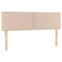 Cama box spring colchón LED cuero sintético capuchino 140x200cm de , Camas y somieres - Ref: Foro24-3134170, Precio: 432,36 €...