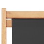 Folding beach chair in gray fabric and wooden structure by vidaXL, Garden chairs - Ref: Foro24-44001, Price: 49,20 €, Discoun...