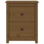 Bedside table solid honey brown pine wood 50x35x61.5 cm by vidaXL, Nightstands - Ref: Foro24-813685, Price: 51,53 €, Discount: %
