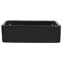 Schwarzes rechteckiges Keramikwaschbecken 41x30x12 cm von vidaXL, Sinkt - Ref: Foro24-142734, Preis: 72,90 €, Rabatt: %