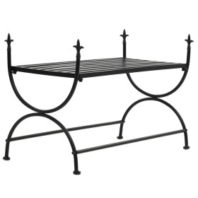 Banco de estilo vintage metal 83x42x55 cm negro de vidaXL, Bancos de comedor y cocina - Ref: Foro24-245940, Precio: 60,33 €, ...