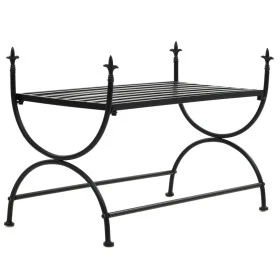 Vintage style metal bench 83x42x55 cm black by vidaXL, Dining and kitchen benches - Ref: Foro24-245940, Price: 59,25 €, Disco...