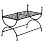 Banco de estilo vintage metal 83x42x55 cm negro de vidaXL, Bancos de comedor y cocina - Ref: Foro24-245940, Precio: 60,33 €, ...