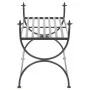 Banco de estilo vintage metal 83x42x55 cm negro de vidaXL, Bancos de comedor y cocina - Ref: Foro24-245940, Precio: 60,33 €, ...