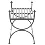 Metallbank im Vintage-Stil, 83 x 42 x 55 cm, schwarz von vidaXL, Ess- und Küchenbänke - Ref: Foro24-245940, Preis: 60,33 €, R...