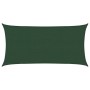 Toldo de vela HDPE verde oscuro 160 g/m² 3x6 m