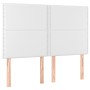 Boxspringbett mit Matratze und LED-weißem Kunstleder 140x200 cm von , Betten und Lattenroste - Ref: Foro24-3135886, Preis: 51...