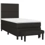 Box spring bed with black fabric mattress 90x190 cm by , Beds and slatted bases - Ref: Foro24-3136479, Price: 326,14 €, Disco...
