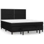 Box spring bed with black fabric mattress 180x200 cm by , Beds and slatted bases - Ref: Foro24-3136535, Price: 623,15 €, Disc...