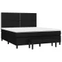 Box spring bed with black fabric mattress 180x200 cm by , Beds and slatted bases - Ref: Foro24-3136535, Price: 623,15 €, Disc...