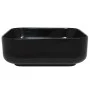 Square black ceramic washbasin 38x38x13.5 cm by vidaXL, Sinks - Ref: Foro24-142733, Price: 70,25 €, Discount: %