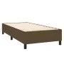 Box spring bed with dark brown fabric mattress 100x200 cm by , Beds and slatted bases - Ref: Foro24-3136736, Price: 392,98 €,...