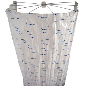 RIDDER Cabina de ducha Ombrella 200 cm azul 58203