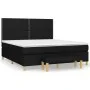 Box spring bed with black fabric mattress 180x200 cm by , Beds and slatted bases - Ref: Foro24-3137095, Price: 626,42 €, Disc...